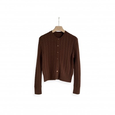 MIU MIU CABLE-KNIT CASHMERE CARDIGAN MMF01Q MIU MIU CABLE-KNIT CASHMERE CARDIGAN MMF01Q