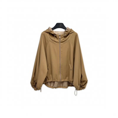 LOEWE HOODED LOOSE-FITTING DRAWSTRING JACKET LOEWE HOODED LOOSE-FITTING DRAWSTRING JACKET