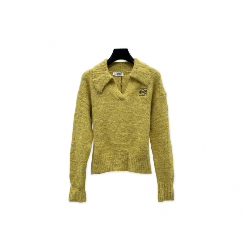 LOEWE KNITTED POLO SHIRT