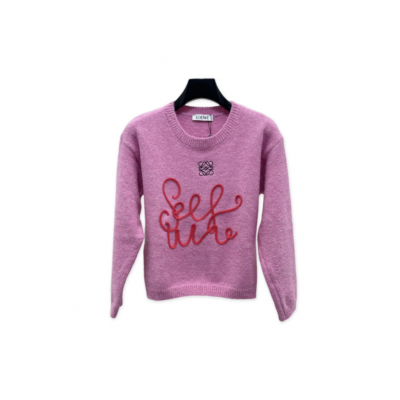 LOEWE PINK KNIT TOP LOEWE PINK KNIT TOP