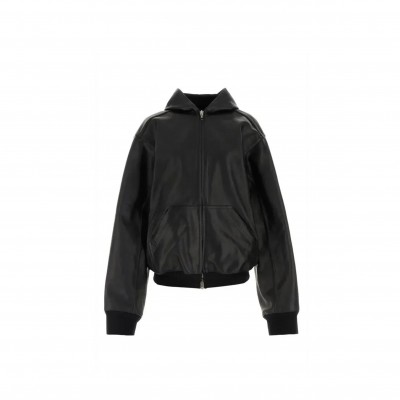 BALENCIAGA LEATHER JACKETS IN BLACK 