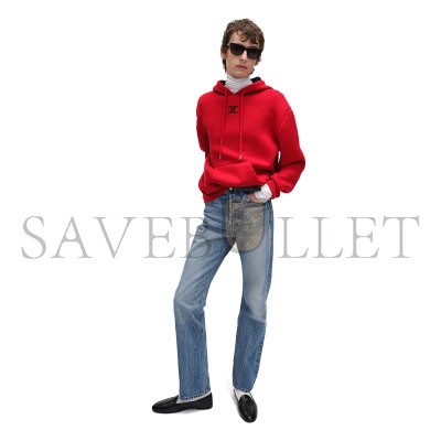 CELINE HOODED SWEATER IN CASHMERE RY0QZ0X73.27BK CELINE HOODED SWEATER IN CASHMERE RY0QZ0X73.27BK