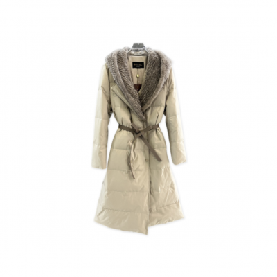 LORO PIANA MINK HOODED DOWN JACKET LORO PIANA MINK HOODED DOWN JACKET