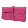 HERMES MASTER SWIFT LEATHER JIGE ELAN 29 CLUTCH BAG IN MAGNOLIA PINK (29*15.5*3cm) 