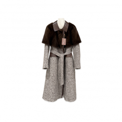LORO PIANA CAPE PATCHWORK COAT LORO PIANA CAPE PATCHWORK COAT