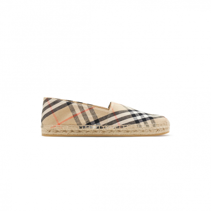 BURBERRY CHECK MEWS ESPADRILLES 81091801 BURBERRY CHECK MEWS ESPADRILLES 81091801