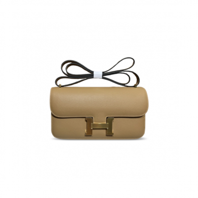 HERMES CONSTANCE ELAN EPSOM CHAI GOLD HARDWARE (26*16*6cm)