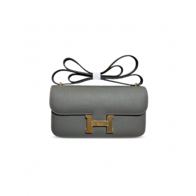 HERMES CONSTANCE ELAN EPSOM ETAIN GOLD HARDWARE (26*16*6cm)