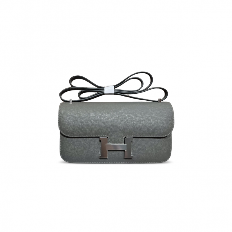 HERMES CONSTANCE ELAN EPSOM ETAIN PALLADIUM HARDWARE (26*16*6cm)