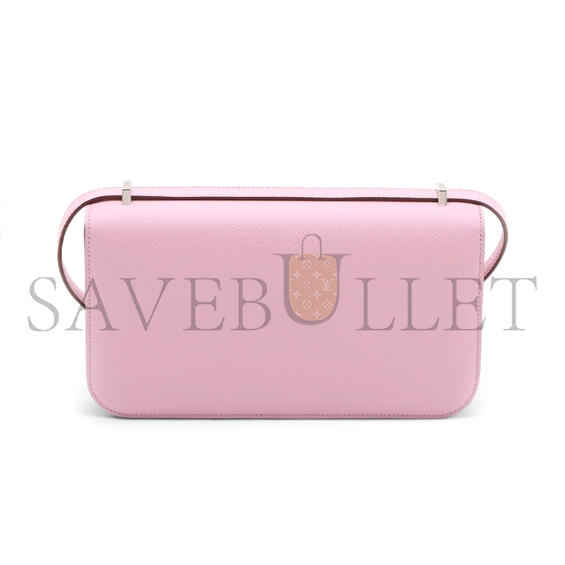 HERMES MASTER CONSTANCE ELAN EPSOM MAUVE SYLVESTRE PALLADIUM HARDWARE (26*16*6cm)