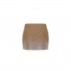 GUCCI WOMEN'S NATURAL CANVAS MINI SKIRT 808272