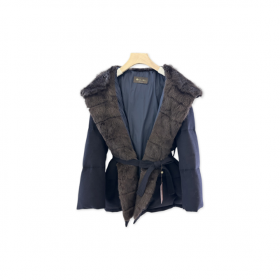 LORO PIANA MINK-COLLAR DOWN JACKET LORO PIANA MINK-COLLAR DOWN JACKET