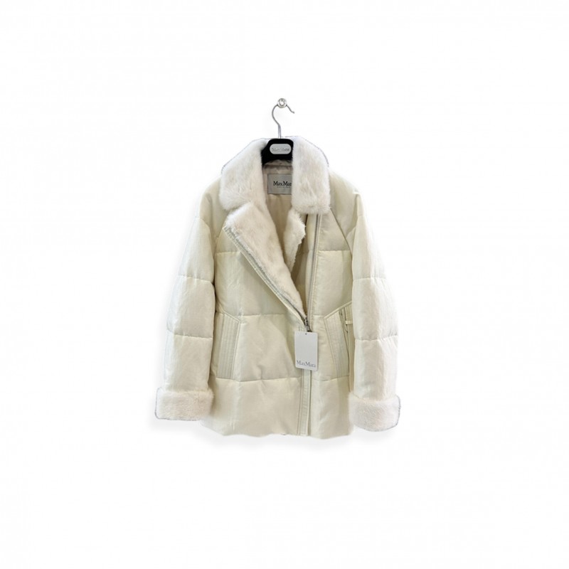 MAX MARA VELVET MINK DOWN COAT 