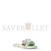 FENDI FEEL MULTICOLOUR FF JACQUARD SATIN SLIDES 8X8142AWL6F1VP0 FENDI FEEL MULTICOLOUR FF JACQUARD SATIN SLIDES 8X8142AWL6F1VP0
