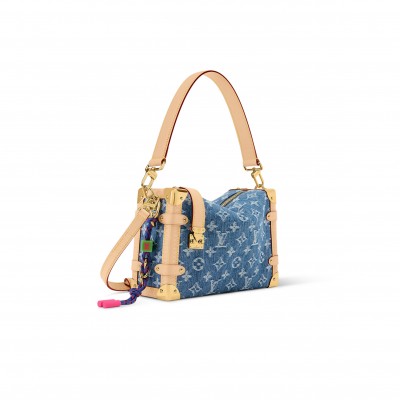 LOUIS VUITTON MASTER DENIM SIDE TRUNK MM M27450 (23.5*16*8.5cm) 
