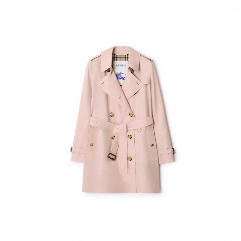 BURBERRY KURZER TRENCHCOAT KENSINGTON AUS TROPENGABARDINE P81237461