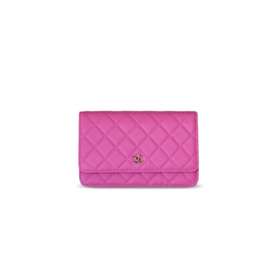 CHANEL WALLET ON CHAIN WOC CAVIAR GOLD METAL AP0250 (19.5*13*4cm)