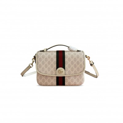 GUCCI OPHIDIA MEDIUM TOP HANDLE BAG 836842 (24*17.5*11.5cm) GUCCI OPHIDIA MEDIUM TOP HANDLE BAG 836842 (24*17.5*11.5cm)