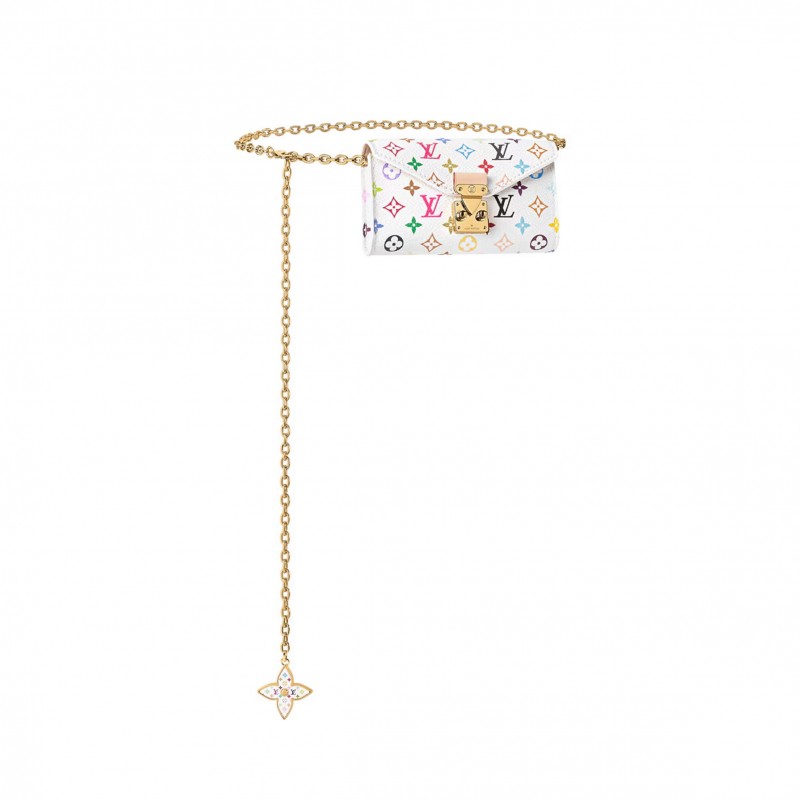 LOUIS VUITTON MURAKAMI LV X TM POUCH METIS BELT M4625Z (13.5*8cm)