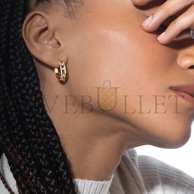 MESSIKA MOVE HOOP EARRINGS YELLOW GOLD DIAMOND EARRINGS 04407-YG