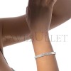 MESSIKA MOVE NOA CISELÉ HALF PAVÉ BANGLE WHITE GOLD DIAMOND BRACELET 14501-WG MESSIKA MOVE NOA CISELÉ HALF PAVÉ BANGLE WHITE GOLD DIAMOND BRACELET 14501-WG
