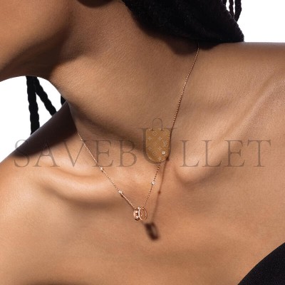 MESSIKA MOVE ROMANE PENDANT NECKLACE PINK GOLD DIAMOND NECKLACE 07158-PG MESSIKA MOVE ROMANE PENDANT NECKLACE PINK GOLD DIAMOND NECKLACE 07158-PG