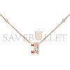 MESSIKA MOVE ROMANE PENDANT NECKLACE PINK GOLD DIAMOND NECKLACE 07158-PG