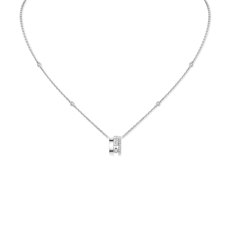 MESSIKA MOVE ROMANE PENDANT NECKLACE WHITE GOLD DIAMOND NECKLACE 07158-WG MESSIKA MOVE ROMANE PENDANT NECKLACE WHITE GOLD DIAMOND NECKLACE 07158-WG