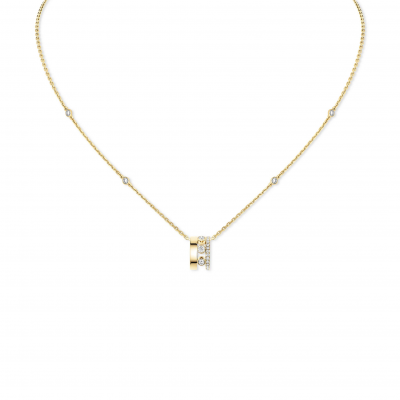 MESSIKA MOVE ROMANE PENDANT NECKLACE YELLOW GOLD DIAMOND NECKLACE 07158-YG