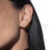 MESSIKA MOVE UNO MINI HOOP EARRINGS YELLOW GOLD DIAMOND EARRINGS 10050-WG MESSIKA MOVE UNO MINI HOOP EARRINGS YELLOW GOLD DIAMOND EARRINGS 10050-WG