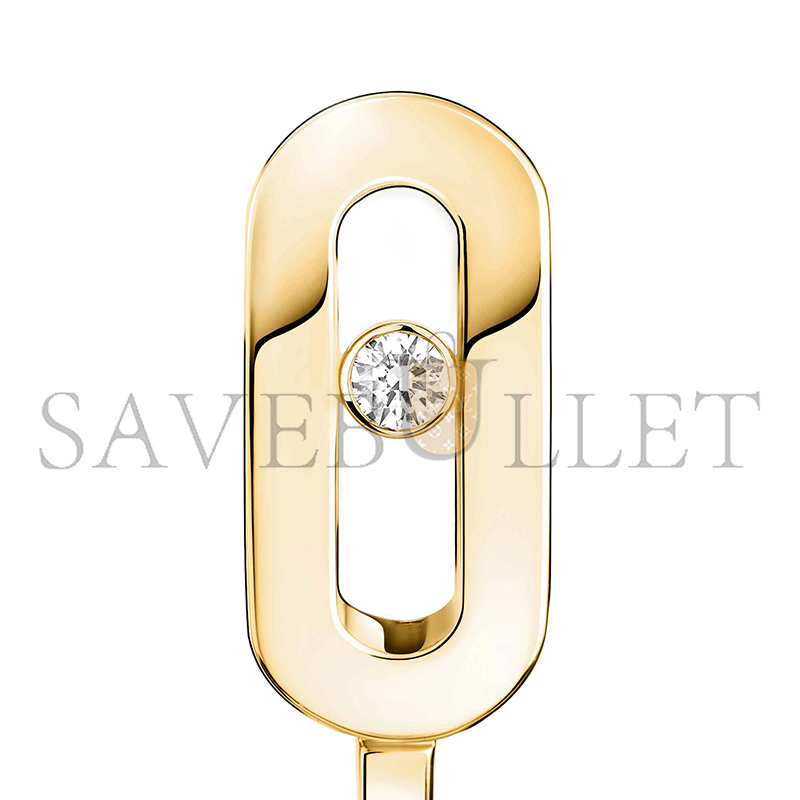 MESSIKA MOVE UNO MINI HOOP EARRINGS YELLOW GOLD DIAMOND EARRINGS 10050-WG MESSIKA MOVE UNO MINI HOOP EARRINGS YELLOW GOLD DIAMOND EARRINGS 10050-WG