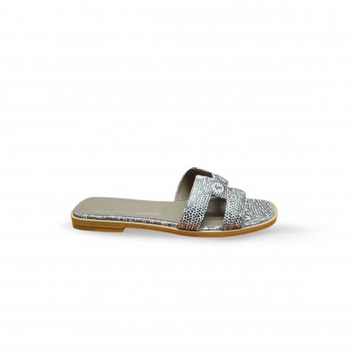 HERMÈS ORAN SANDAL IN LIZARD OMBRE HERMÈS ORAN SANDAL IN LIZARD OMBRE