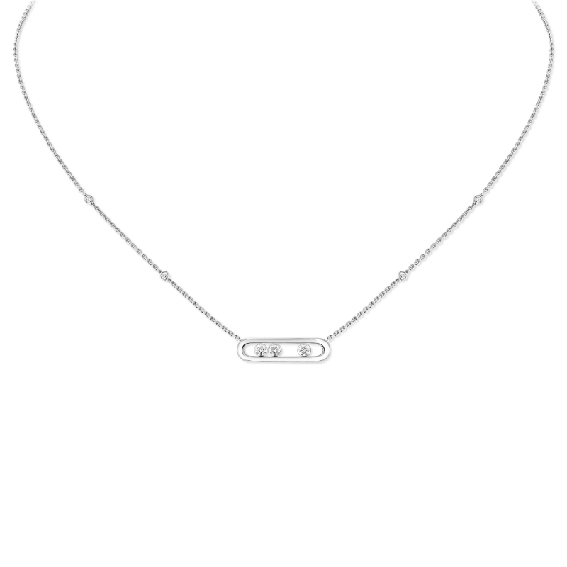 MESSIKA BABY MOVE NECKLACE WHITE GOLD DIAMOND NECKLACE 04323-WG MESSIKA BABY MOVE NECKLACE WHITE GOLD DIAMOND NECKLACE 04323-WG