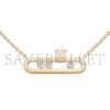 MESSIKA MOVE CLASSIQUE CISELÉ NECKLACE YELLOW GOLD DIAMOND NECKLACE 14667-YG