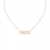 MESSIKA MOVE CLASSIQUE CISELÉ NECKLACE YELLOW GOLD DIAMOND NECKLACE 14667-YG