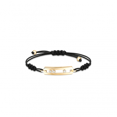 MESSIKA MOVE CORD BRACELET LARGE YELLOW GOLD DIAMOND BRACELET 05311-YG