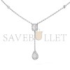 MESSIKA MY TWIN TIE NECKLACE 2X 0.10CT WHITE GOLD DIAMOND NECKLACE 06693-WG MESSIKA MY TWIN TIE NECKLACE 2X 0.10CT WHITE GOLD DIAMOND NECKLACE 06693-WG