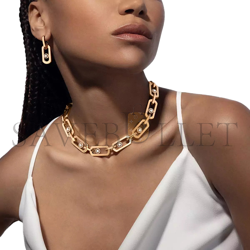 MESSIKA SO MOVE XL PENDANT EARRINGS YELLOW GOLD DIAMOND EARRINGS 13132-YG MESSIKA SO MOVE XL PENDANT EARRINGS YELLOW GOLD DIAMOND EARRINGS 13132-YG