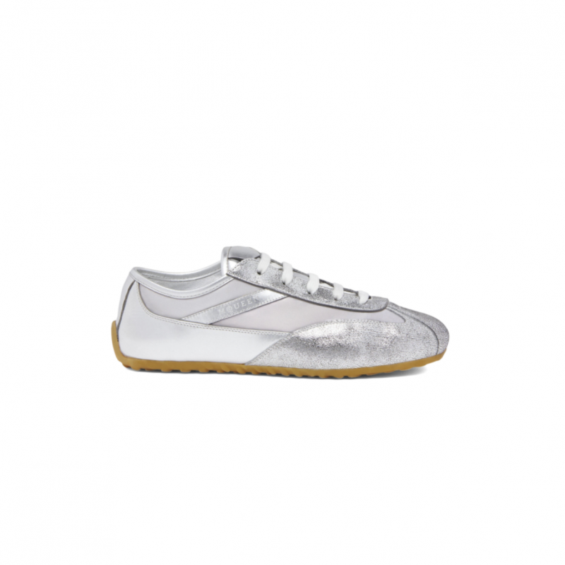 ALEXANDER MCQUEEN BOXE LOW-TOP LEATHER SNEAKERS 868496WIAKE9455