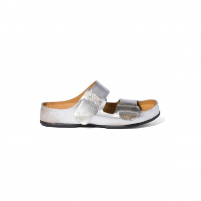 MIU MIU BLEACHED LEATHER SANDALS 5XX674