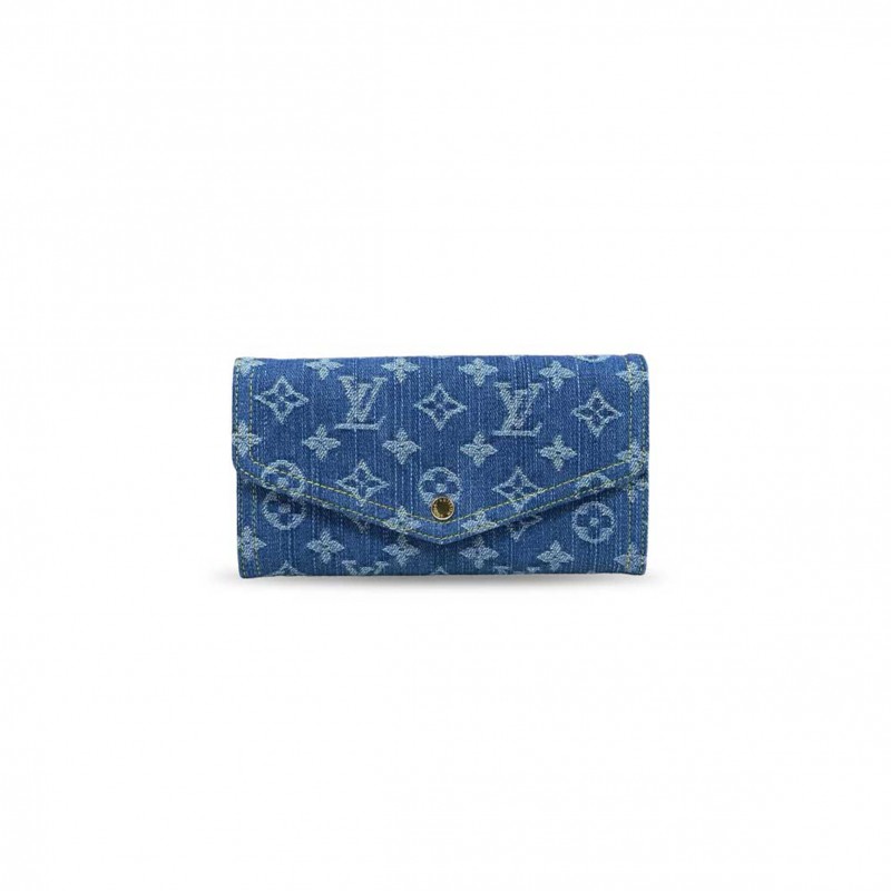 LOUIS VUITTON DENIM VICTORINE WALLET MONOGRAM M28280 (19*10.5*2cm) 
