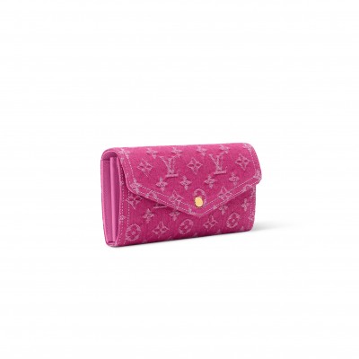LOUIS VUITTON MASTER DENIM SARAH WALLET M28280 (19*10.5*2cm) 