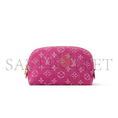 LOUIS VUITTON MASTER DENIM POCHETTE COSMETIQUE PM M28050 (19*12*6cm) LOUIS VUITTON MASTER DENIM POCHETTE COSMETIQUE PM M28050 (19*12*6cm)