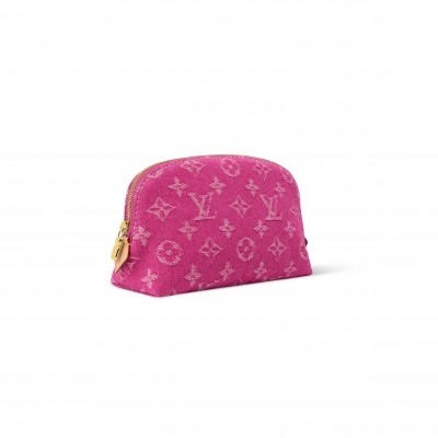 LOUIS VUITTON MASTER DENIM POCHETTE COSMETIQUE PM M28050 (19*12*6cm) 