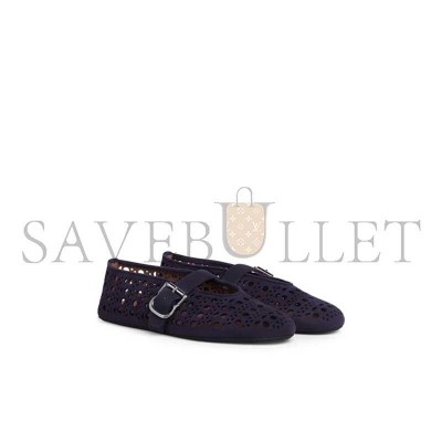 ALAÏA BUCKLE-STRAP BALLET FLATS AA3A029C0H53