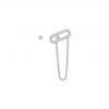 MESSIKA MOVE UNO CHAIN AND STUD EARRINGS 12146 MESSIKA MOVE UNO CHAIN AND STUD EARRINGS 12146