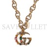 GUCCI GG CRYSTAL-EMBELLISHED PENDANT 