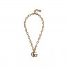 GUCCI GG CRYSTAL-EMBELLISHED PENDANT 