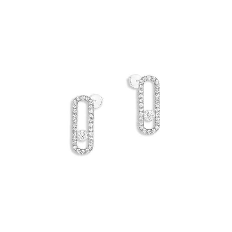 MESSIKA MOVE UNO PAVÉ DIAMOND EARRINGS