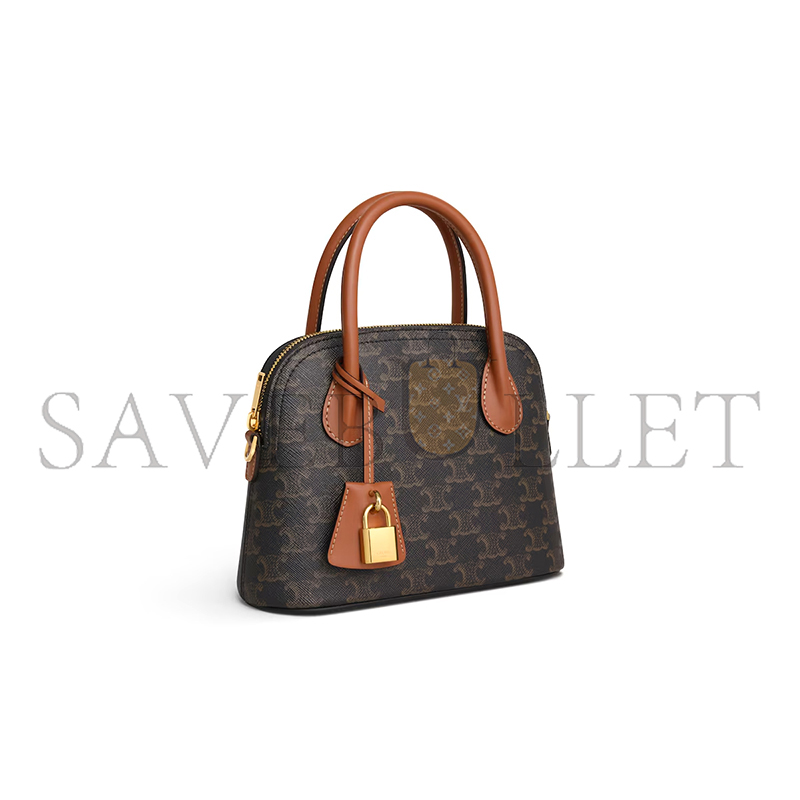 CELINE TEEN HONORINE BAG IN TRIOMPHE CANVAS AND CALFSKIN 120682DNK.04LU (22.5*17*10cm) CELINE TEEN HONORINE BAG IN TRIOMPHE CANVAS AND CALFSKIN 120682DNK.04LU (22.5*17*10cm)